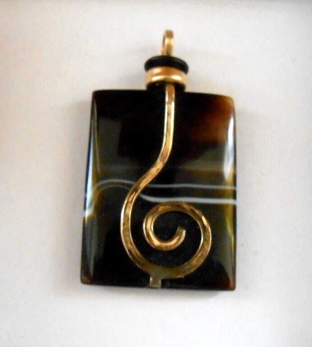 Sardonyx anhänger schwarz - sardonyx,