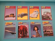 Micky Maus Sammelkarten 8 Stück Rekorde Rekorde