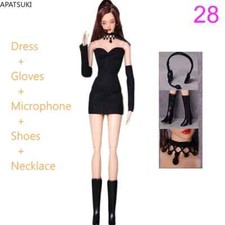 Schwarzer Pullover Kleid für