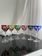 6 bunte überfanggläser bunt