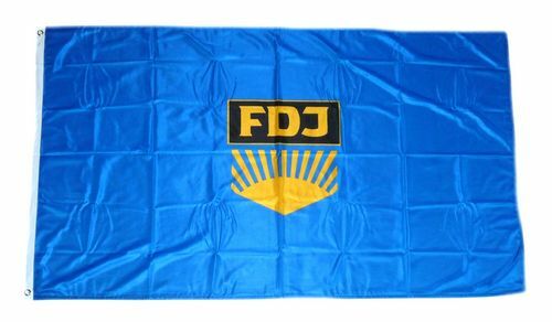 Fahne flagge ddr fdj 90 - fdj,
