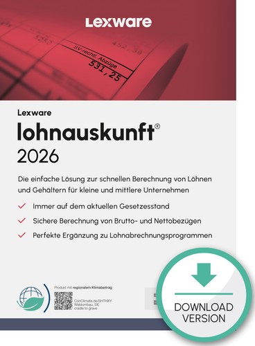 Lexware lohnauskunft 2026 - lexware,