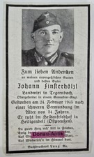 Sterbebild wehrmacht - sterbebild, 2.wk