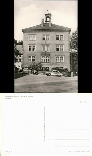 Ansichtskarte wiesenbad - ansichtskarte,