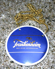 Zapfhahnschild frankenheim - zapfhahnschild, "frankenheim