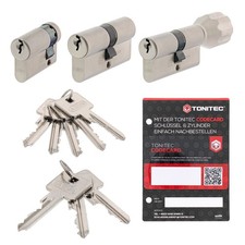 ABUS A93 Schließzylinder Türzylinder Profil C73 Einzelschließung mit Codecard