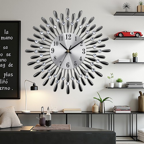 Silber wanduhr dekouhr - wanduhr,