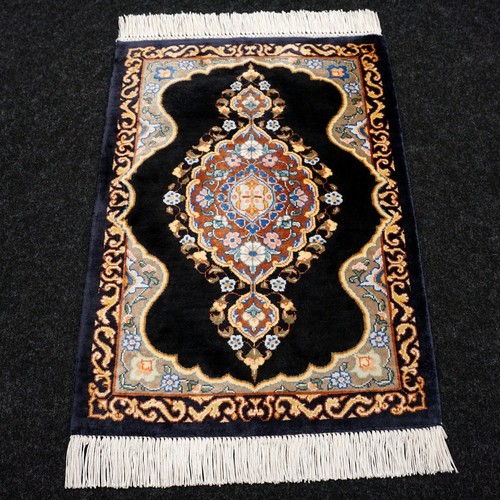 Seidenteppich ghom 29 cm - ghom,