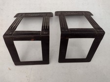 Buchstütze Schwarz Metall