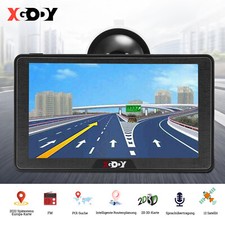 XGODY 7'' LKW PKW GPS Navigationsgerät Auto Navi EU Karte Wohnmobile POI Blitzer