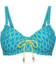 Bikini-Oberteil blau 36 Damen