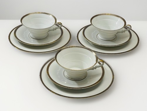 Art deco kaffeegedeck - art,