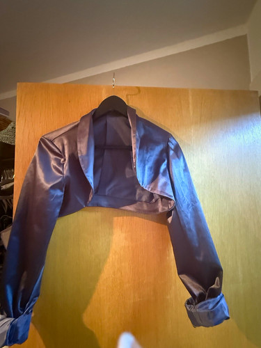 Damen bolero jacke - bolero, grau