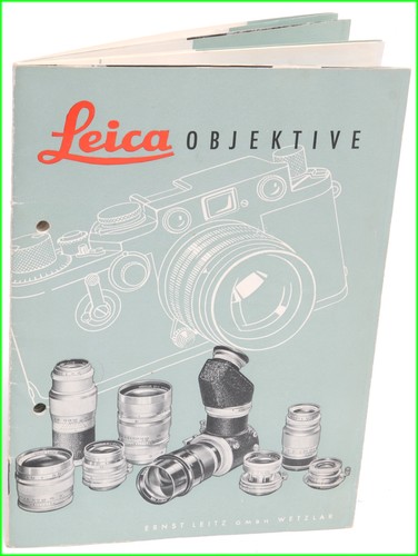 Vintage leitz leica brochure - leitz,