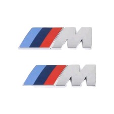 2x ORIGINAL BMW M Emblem 55mm