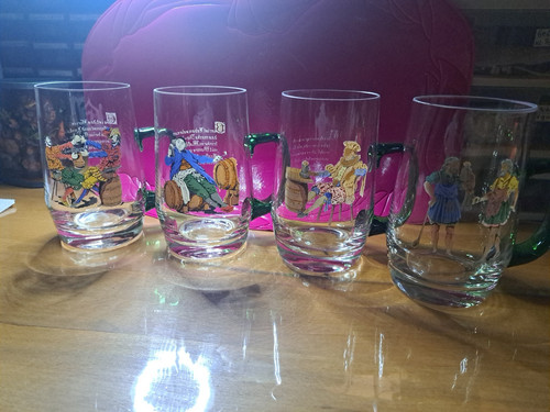 Bierhumpen glas mit bild - glas, und