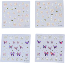 Nagelsticker schmetterling - 3d,