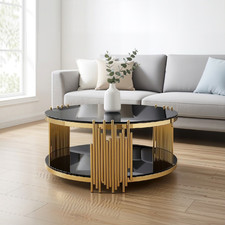 Runder couchtisch tisch aus - couchtisch,