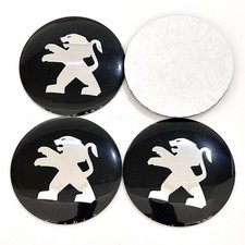 4x 65mm Für Peugeot Emblem