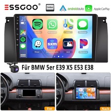 1+32GB Für BMW 5er E39 X5 E53 E38 Android 14 Autoradio Carplay GPS NAVI WIFI KAM