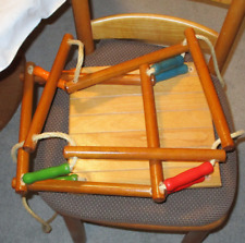 Baby Kleinkinder Holz Gitterschaukel mit befestigungsring für Türrahmengebraucht