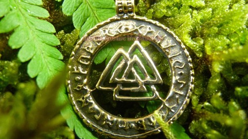 Valknut wotansknoten anhänger - valknut,