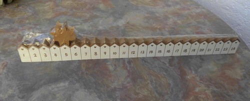 Adventsleiste adventskalender - adventsleiste,