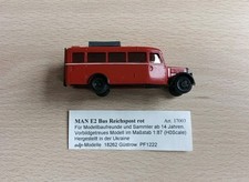 Bus MAN E2 Reichspost rot 1:87
