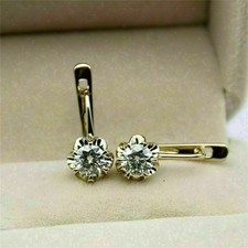 2,00 ct Rundschliff Moissanit