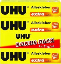 4x UHU Alleskleber je 31g