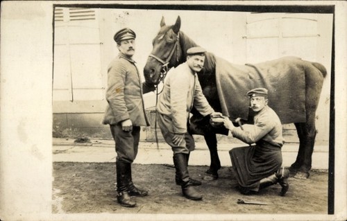 Foto deutsche soldaten in - ak,