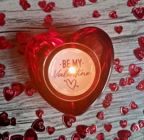 Valentinstag herz glas - valentinstag,