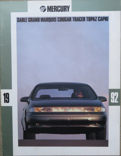 1992 mercury cougar sable - 1992,