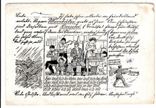 AK I. Weltkrieg, Läuse Scherz
