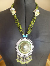 Halsschmuck Bollywood Schmuck Fusion Bellydance Halskette Kette Bauchtanz Stein