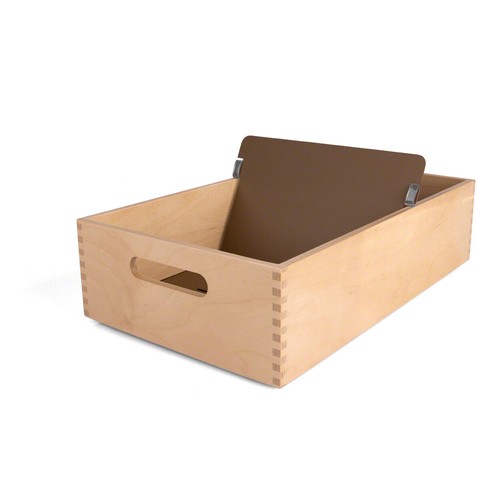 Karteitrog aus holz - karteitrog,