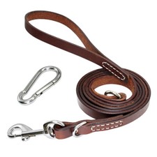 Hundeleine lederleine echtem - hundeleine,