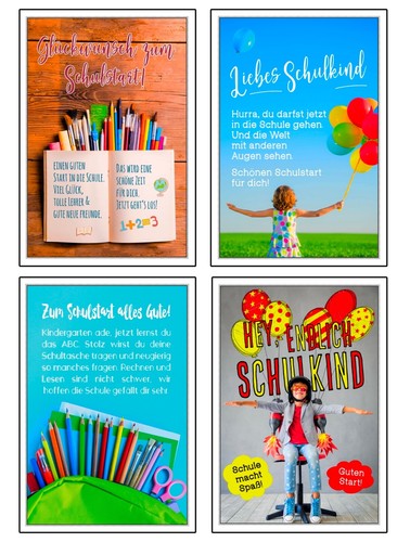 Schulanfang glückwunschkarte - schulanfang,