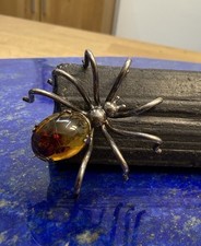 Vintage Brosche Spinne Aus