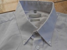 Canda Finest Tailor Hemd 42 Grau meliert Ohne Muster #E9345