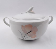 Winterling Schwarzenbach Flora Exklusiv Ragout Terrine Einzelblüte Rosa 1970er