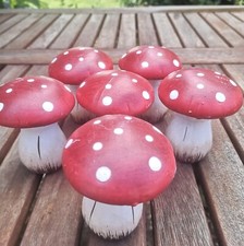 6 x Fliegenpilze Pilze Keramik