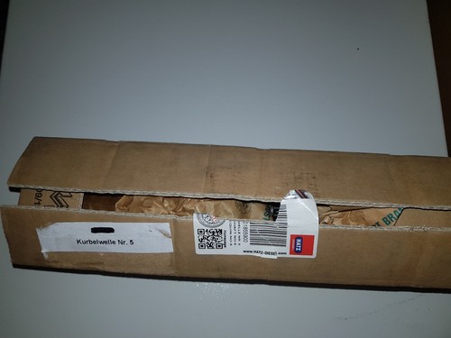 Hatz kurbelwelle 01855900 - hatz,
