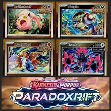Pokemon "Paradoxrift" - Große Auswahl an Reverse/Holo Einzelkarten Deutsch PAR