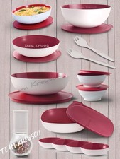 Tupperware Allegra rot weiß