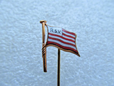alte Anstecknadel - RSV unbekannt - Rudern Fußball - Nadel ca. 1,8 cm