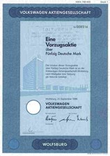 VW Volkswagen Auto Vorzüge 1986 Golf SEAT Wolfsburg Kassel 50 DM Carl Horst Hahn