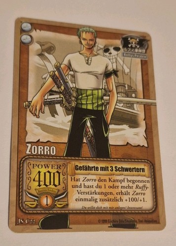 One piece karte c22 zorro - piece,