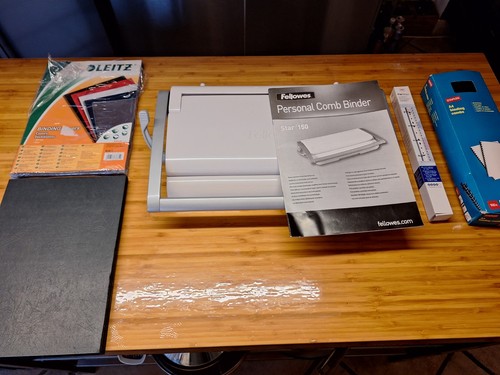 Fellowes plastikbindegerät - fellowes,