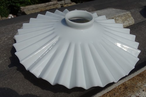 1910 milchglas lampenschirm - milchglas,
